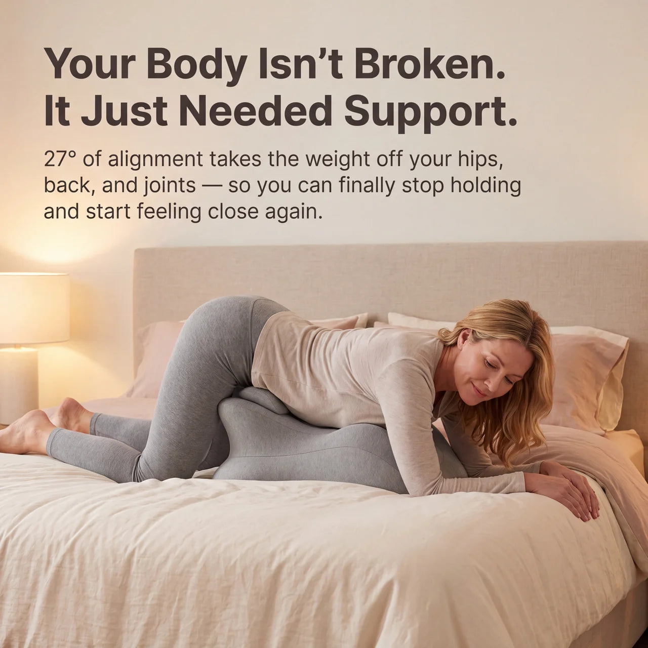 LoverAngle Intimacy Align Support Pillow